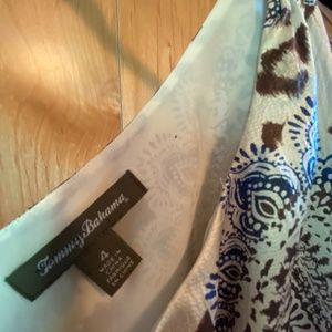 Tommy Bahama One shoulder Silk Dresd